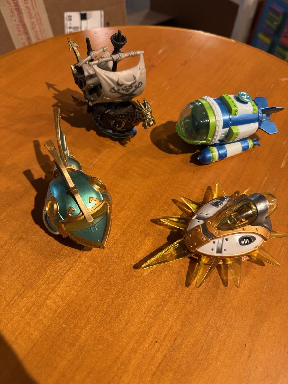 Skylanders SuperChargers Lot 4 Water Vehicles Sea Shadow Dive Bomber Reef Ripper