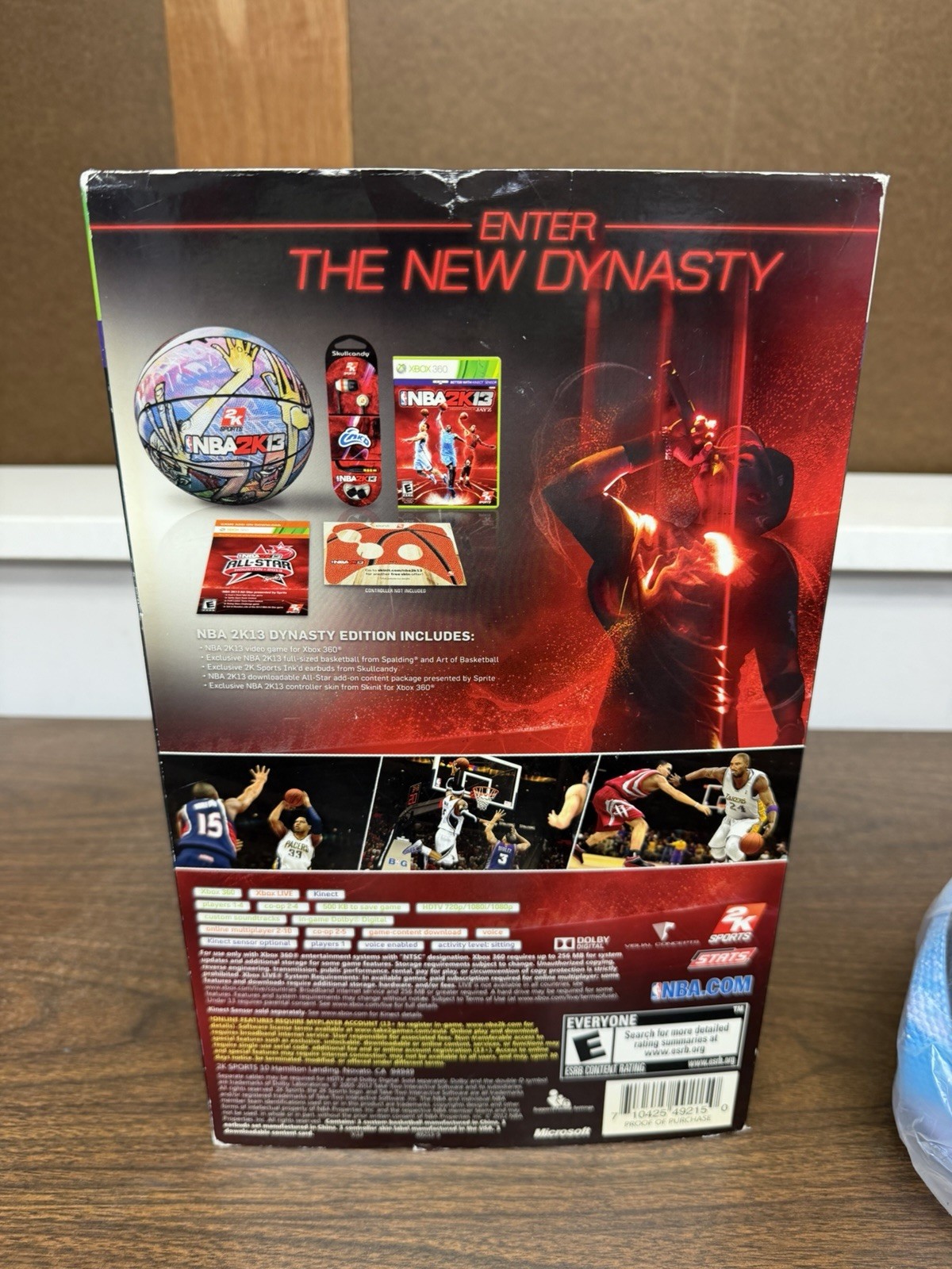 NBA 2K13 Dynasty Edition Xbox 360 Jay-Z Collector Box Basketball Headphones Only