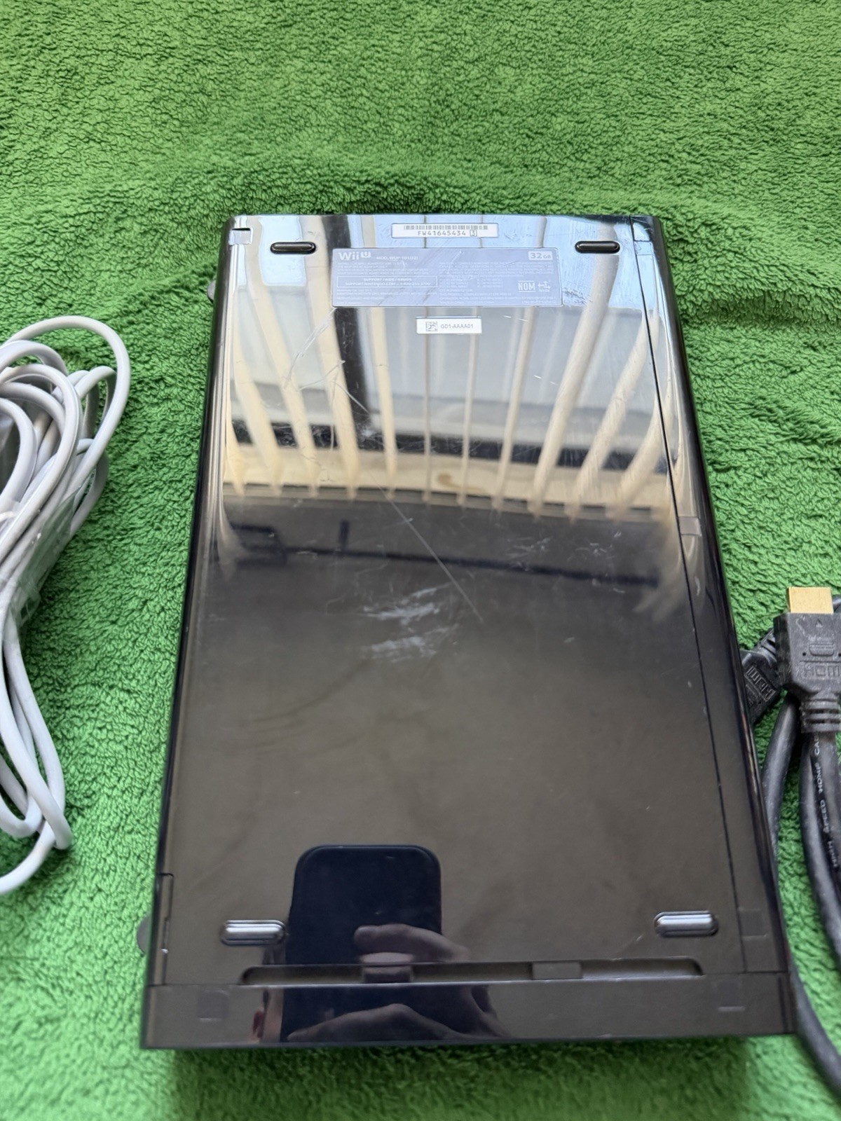 Nintendo Wii U 32GB Black Console w/ GamePad – Wii Sports Club Digital Bundle