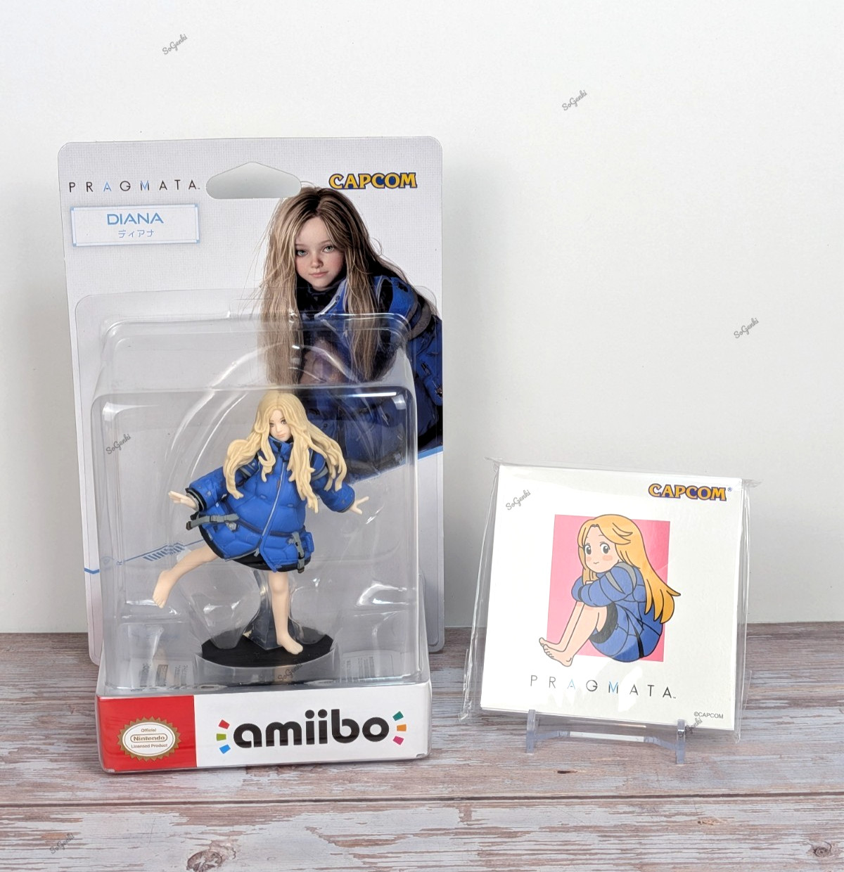 Pragmata Diana Nintendo Amiibo + Offical Notepad Japanese Version