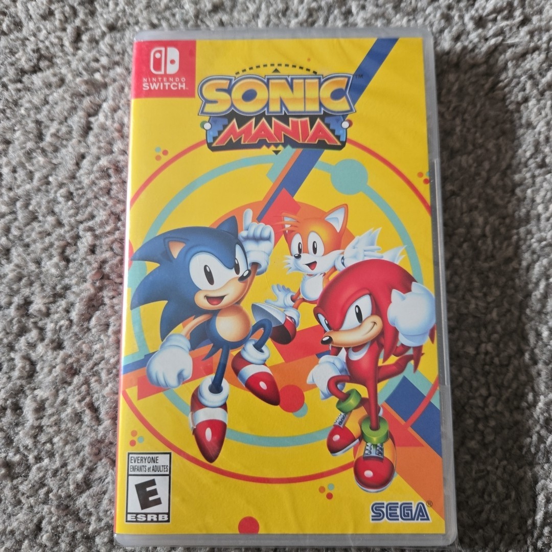 Sonic Mania Sega Nintendo Switch New Sealed