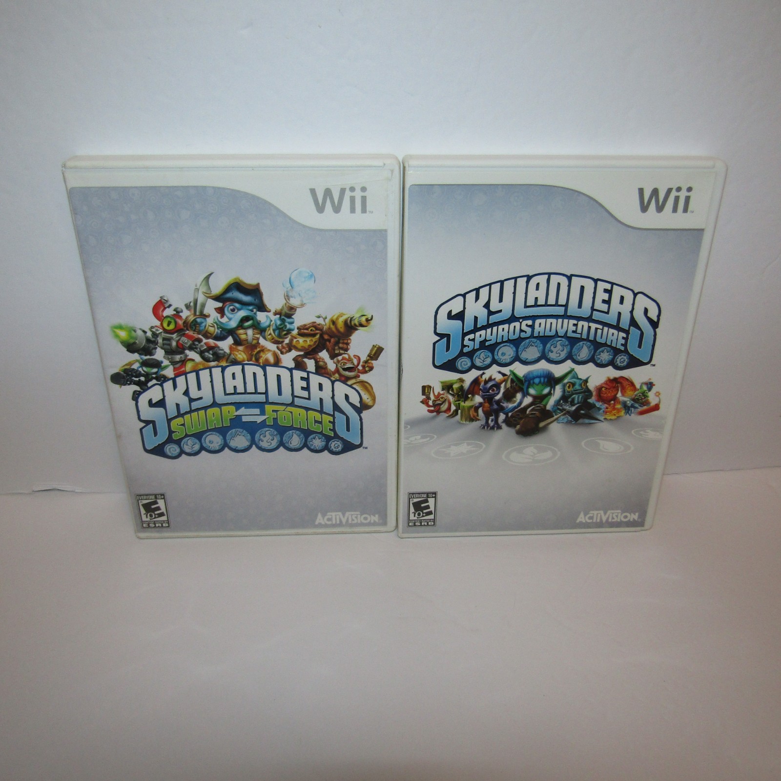 Skylanders Swap Force & Spyro’s Adventure Lot of 2 Nintendo Wii Games Acceptable
