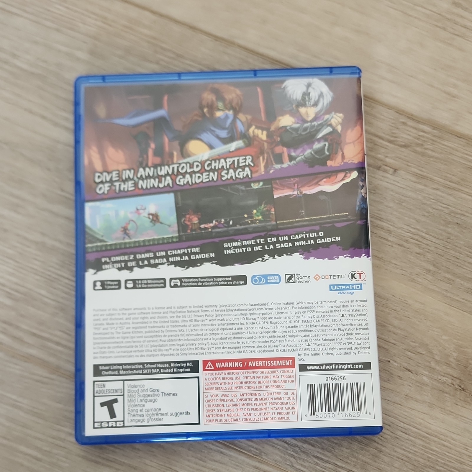 Silver Lining Interactive Ninja Gaiden: Ragebound PS5 Action T-Teen Soundtrack