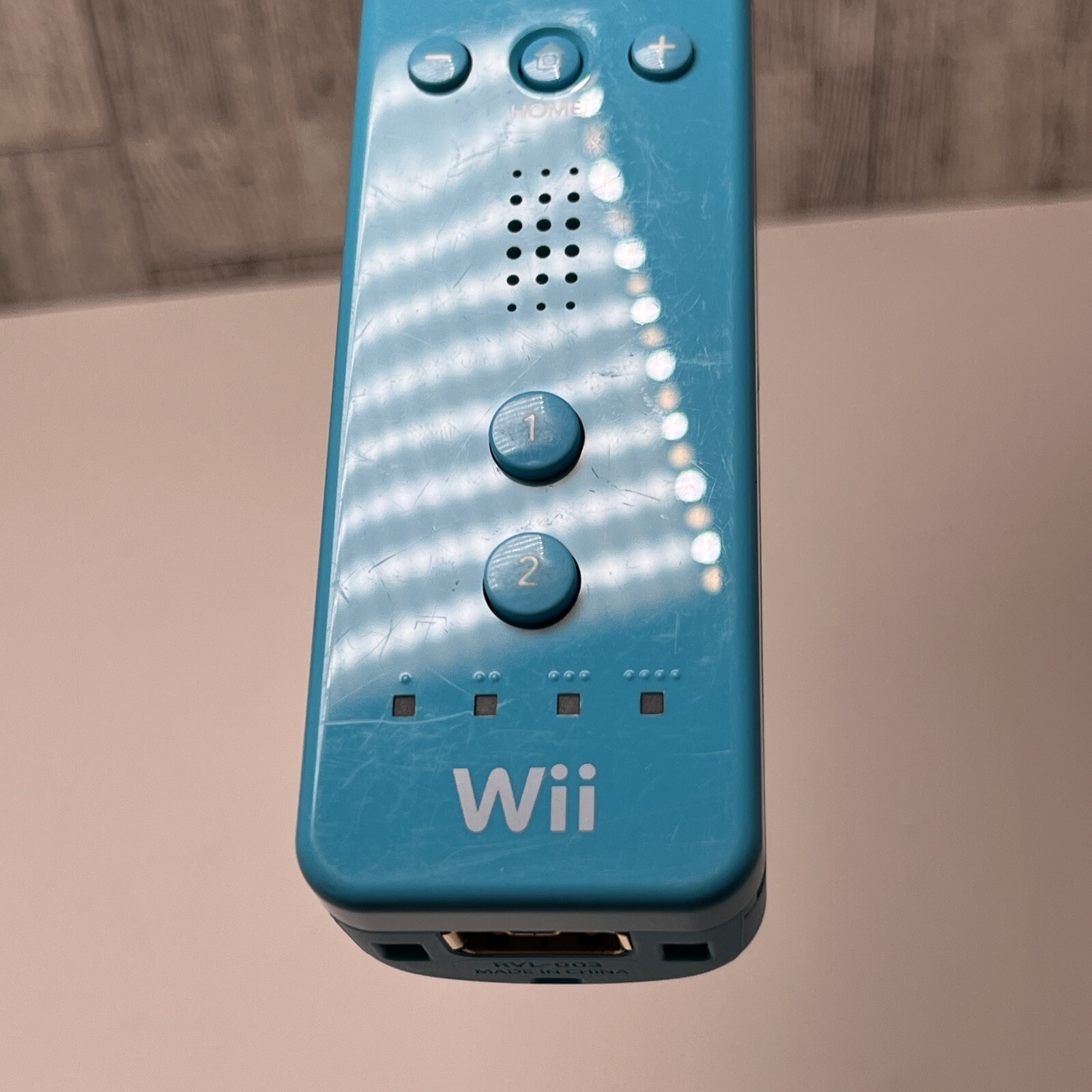 Nintendo Wii Controller Blue RVL-036 Tested
