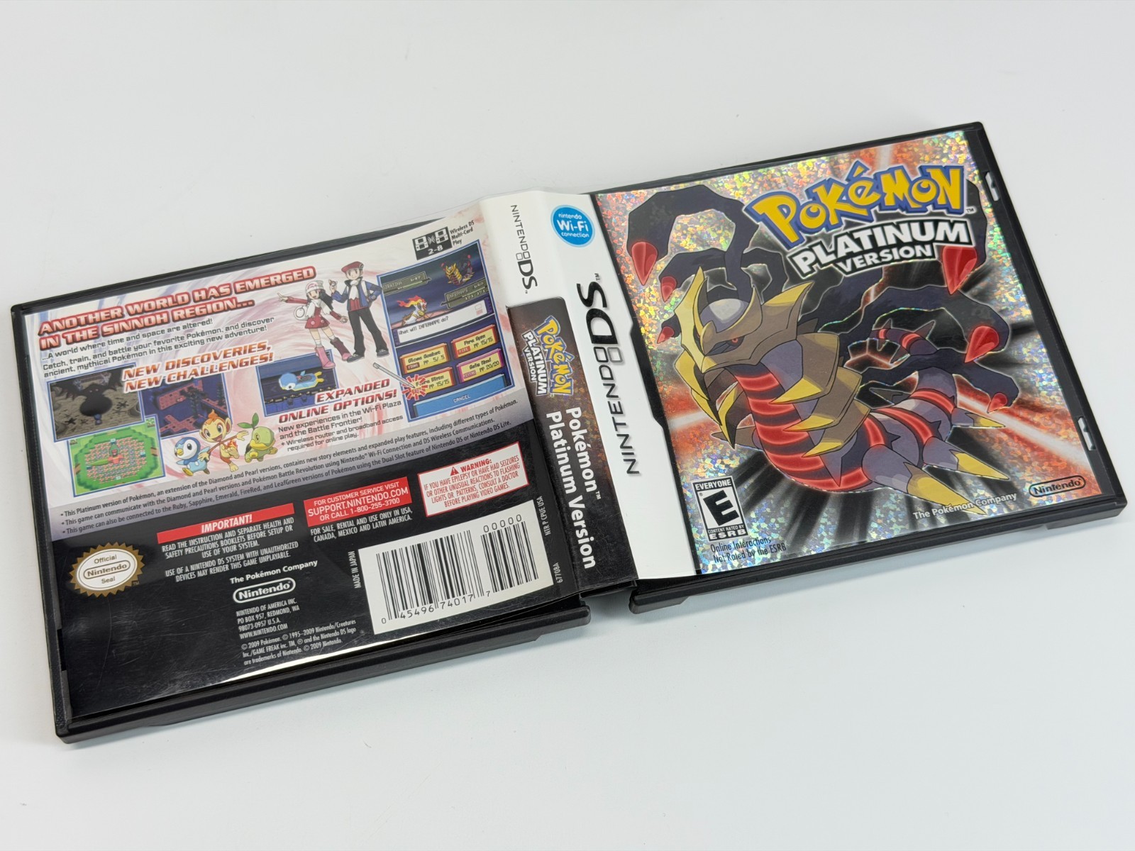 Pokemon Platinum Version (Nintendo DS) Complete w/Green Insert Authentic