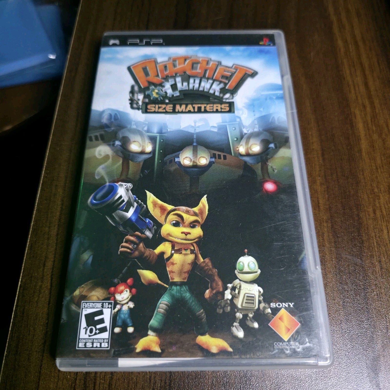 Ratchet & Clank: Size Matters (Sony PSP, 2007) Case & Manual Only. (No Game)