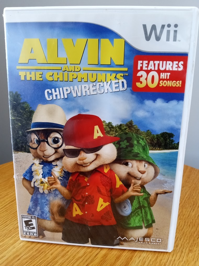 Alvin and the Chipmunks: Chipwrecked (Nintendo Wii, 2011) Complete