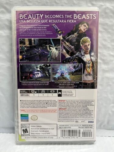 Bayonetta 3 Switch Brand New Game (2022 Action/Adventure Fighting Hack-&-Slash)