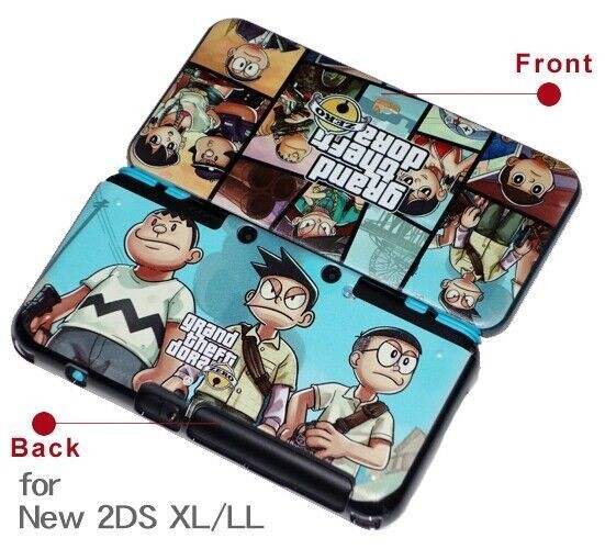 Snap on Case Cover Shell for Nintendo New 2DS XL/LL Double Sides Designs