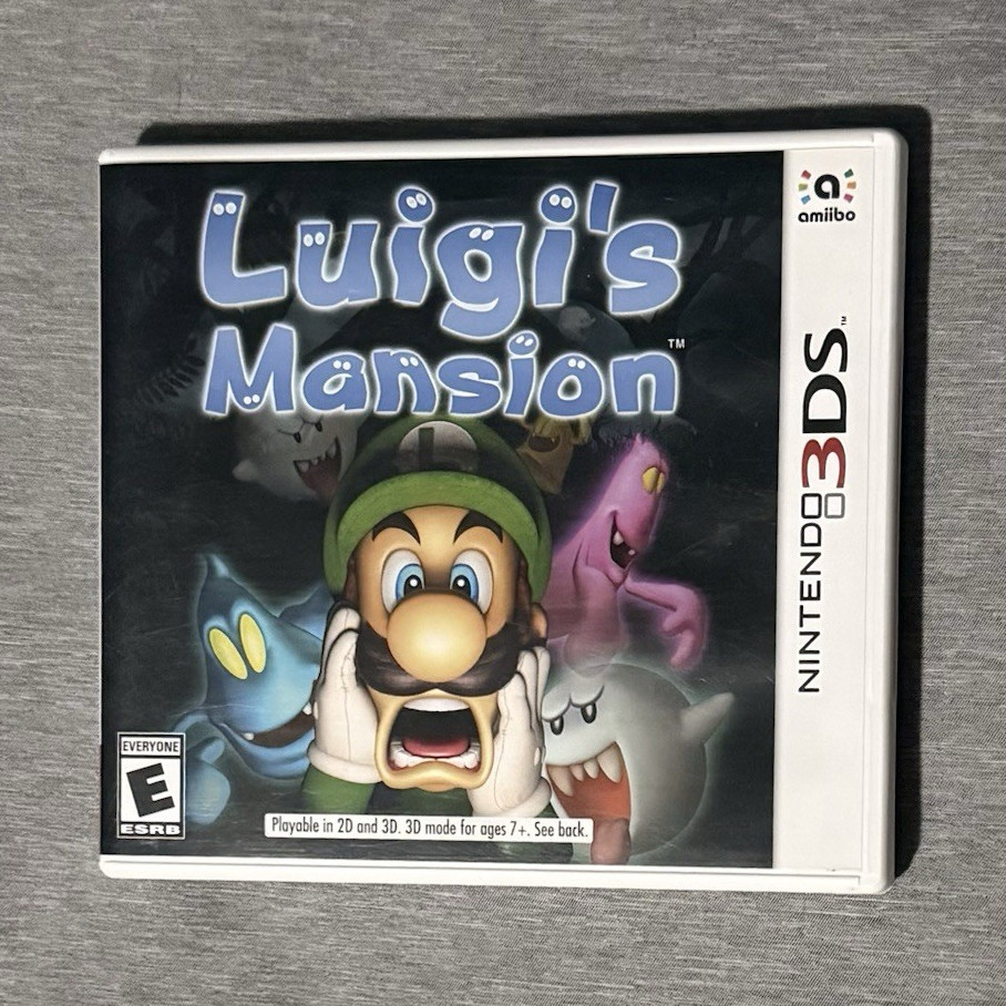 Luigi’s Mansion (Nintendo 3DS) w/ Case, Luigi’s Mansion Series
