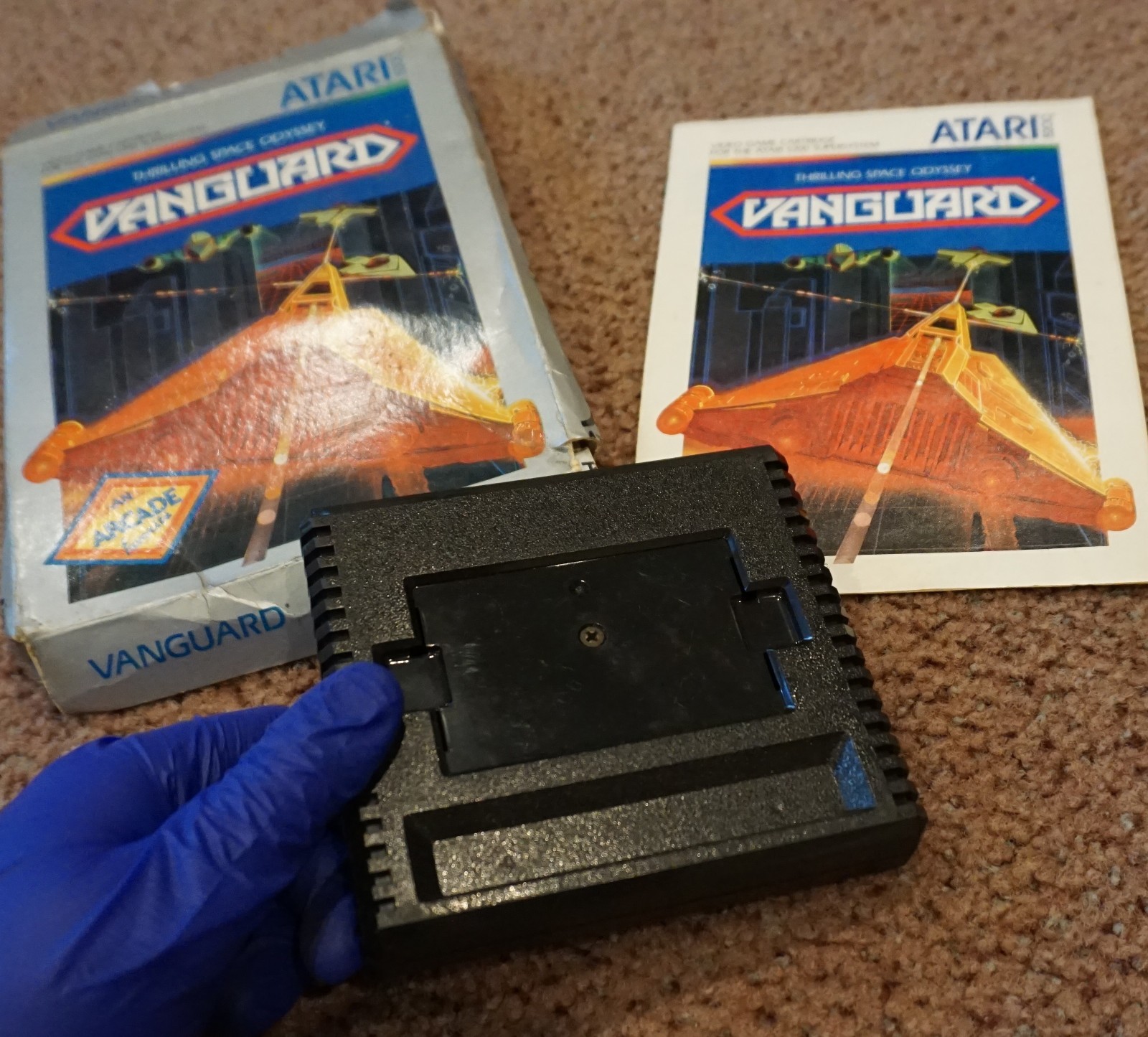 Vanguard (Atari 5200) – COMPLETE IN BOX – Manual, Cart Tested