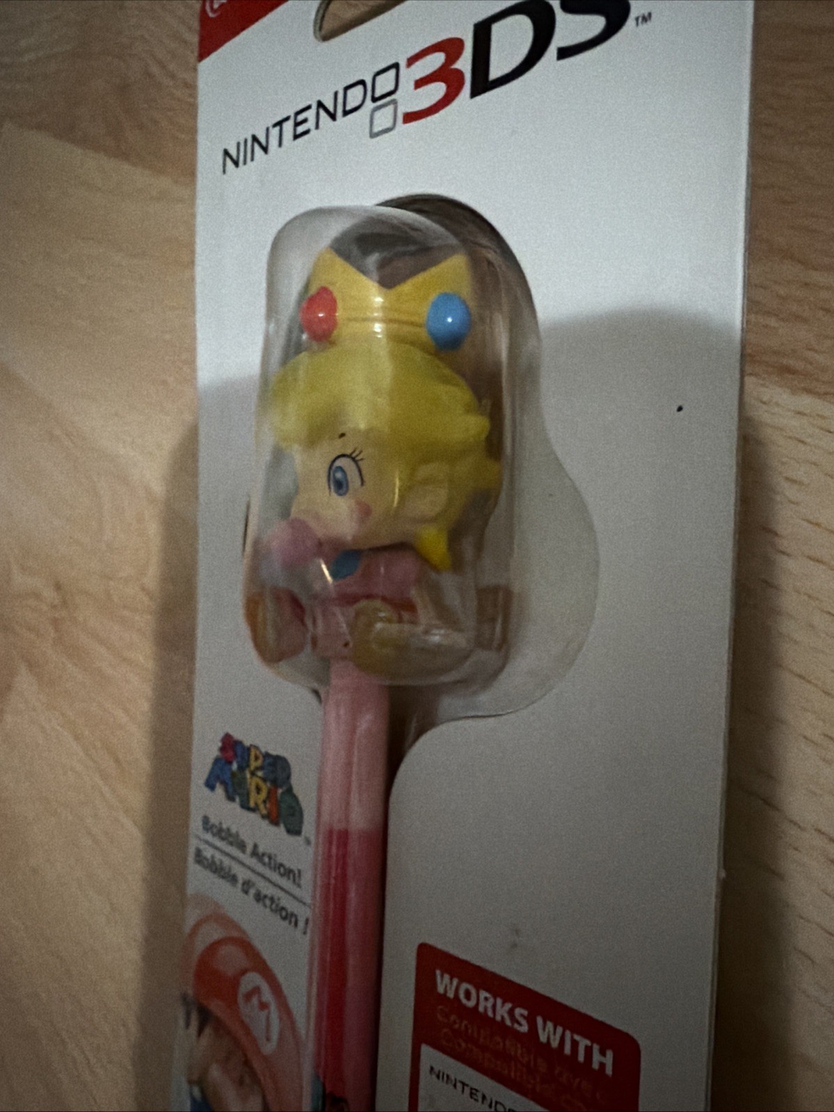 RARE Factory Sealed Baby Princess Peach Nintendo DS Bobblehead Stylus