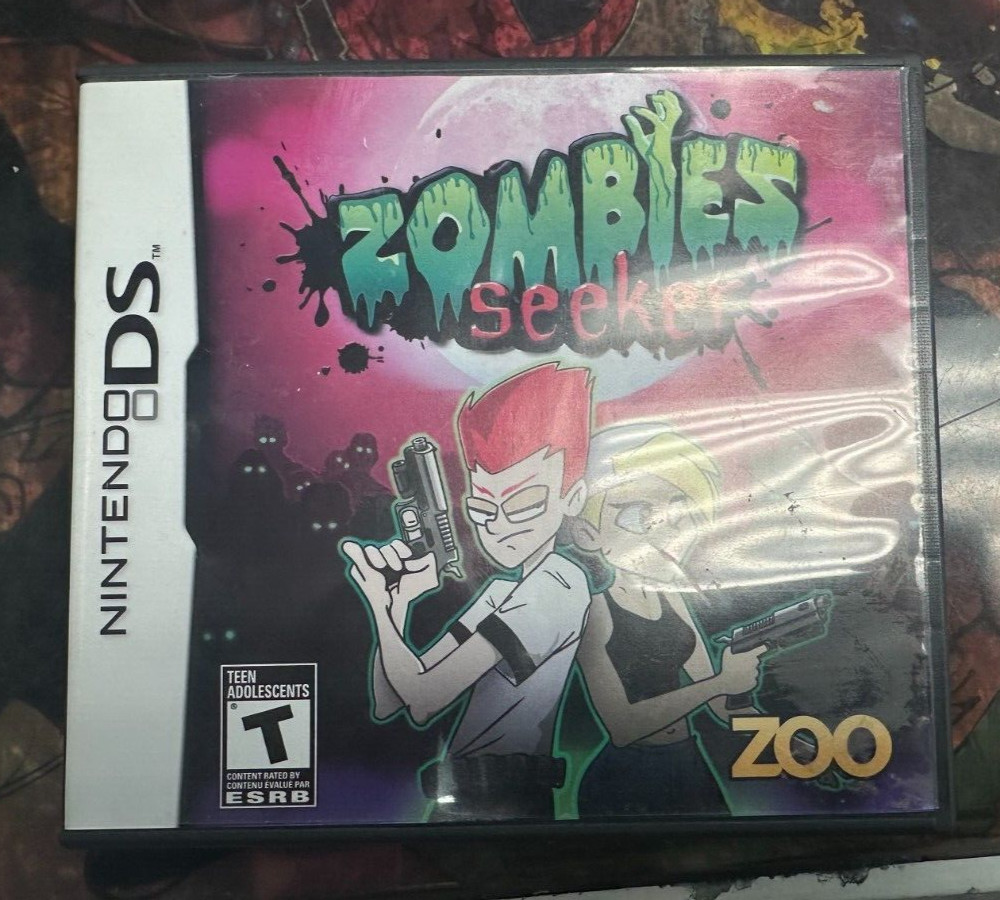 Zombies Seeker (Nintendo DS) Authentic – Complete CiB – Tested & Working