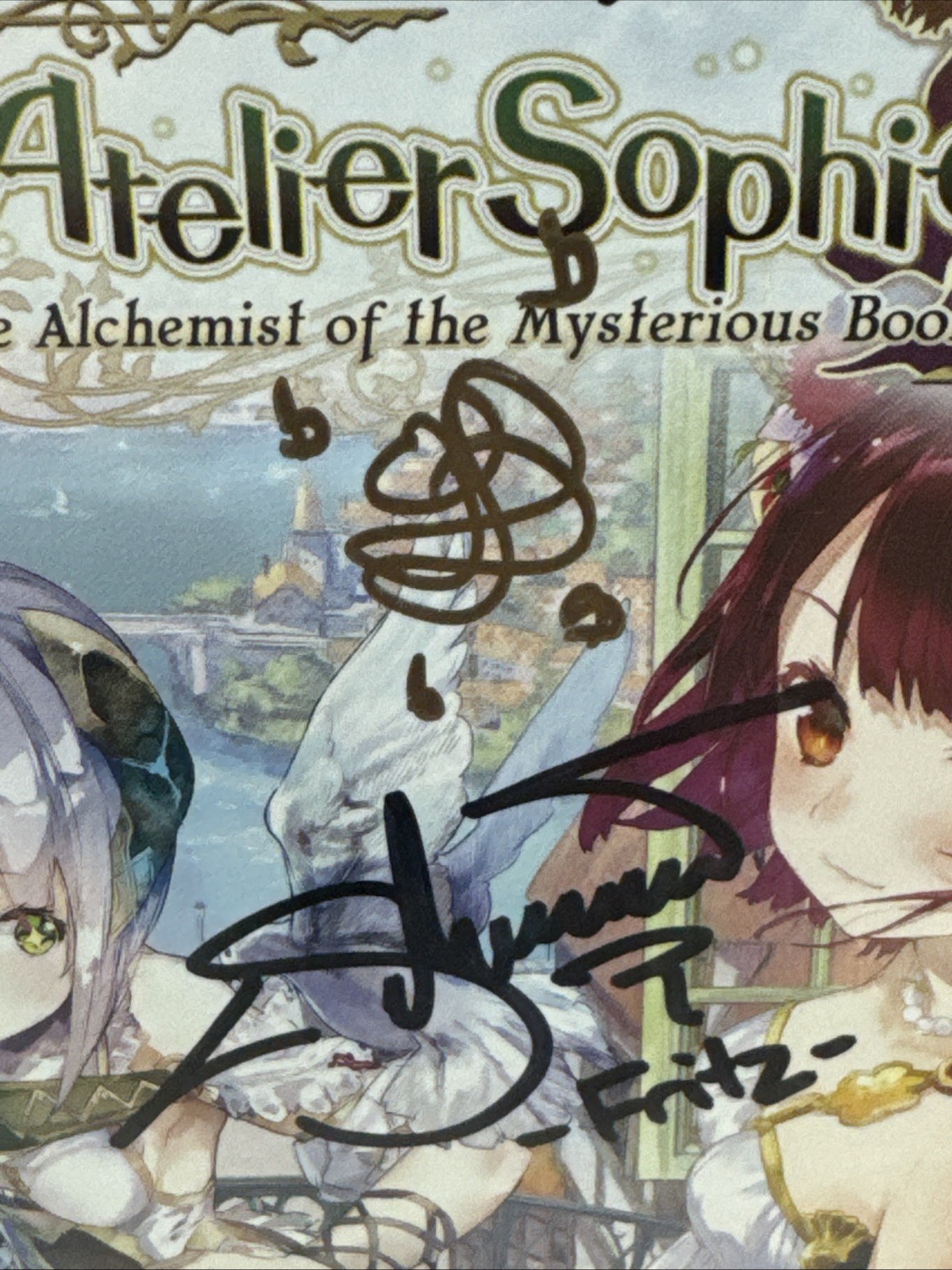 Atlier Sophie: The Alchemist Of The Mysterious Book PlayStation 4 PS4 Signed