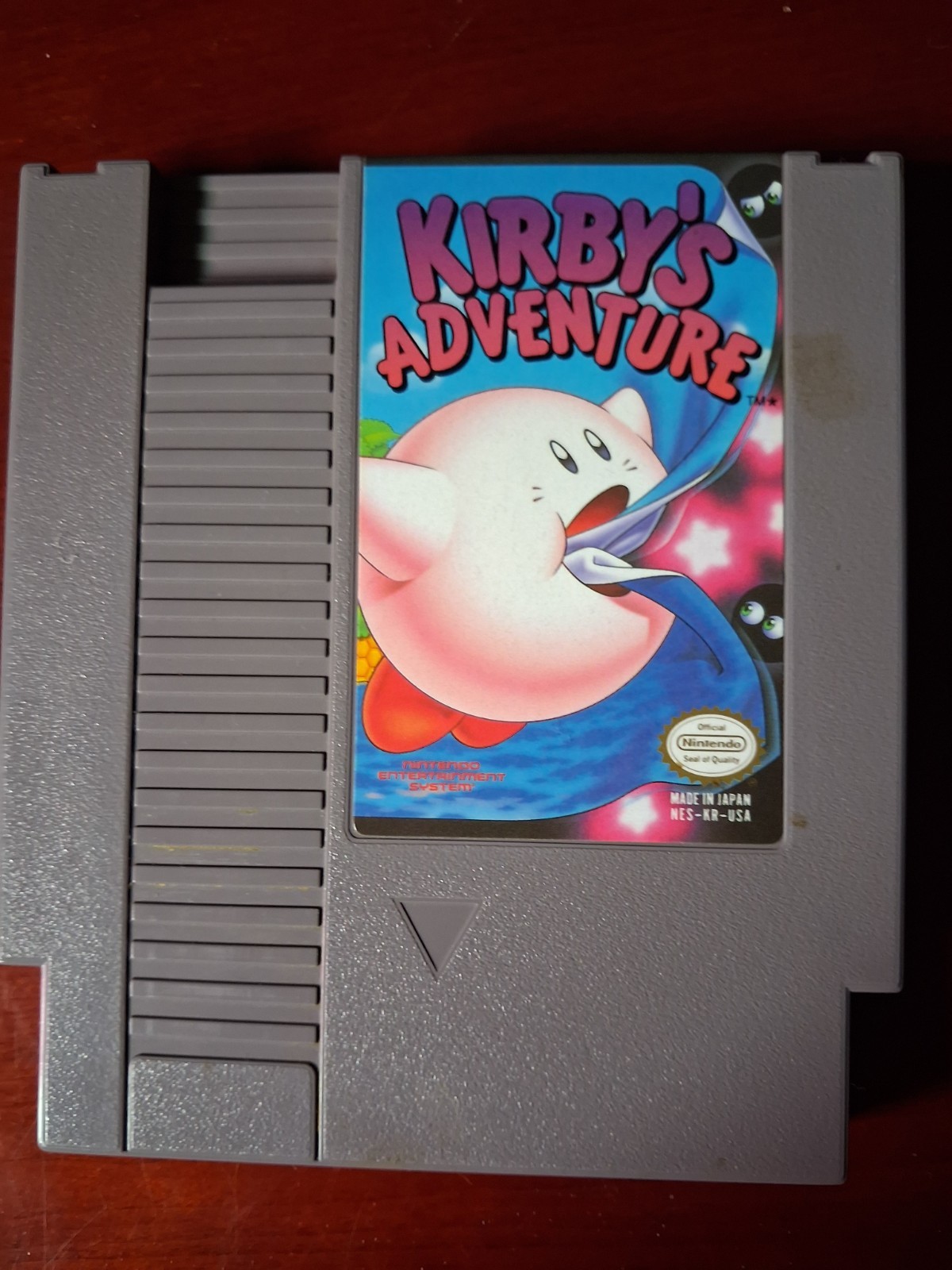 Kirby’s Adventure — NES Nintendo Rare Original Authentic Fun Game Battery Saves