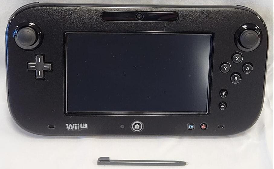 Nintendo Wii U Black GAMEPAD w/ Charger + Charging Dock Bundle WiiU WUP-010 US
