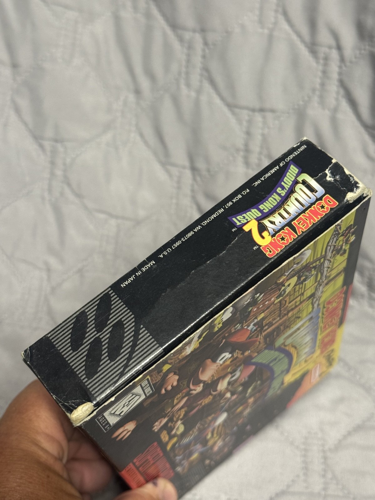 Donkey Kong Country 2 Diddy’s Quest Snes Box Only * Super Nintendo Original box