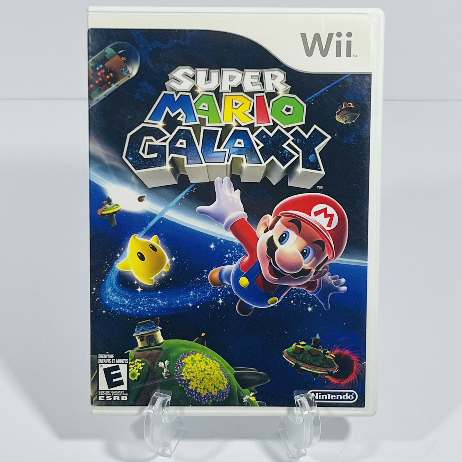 Super Mario Galaxy (Nintendo Wii, 2007) Complete In Box