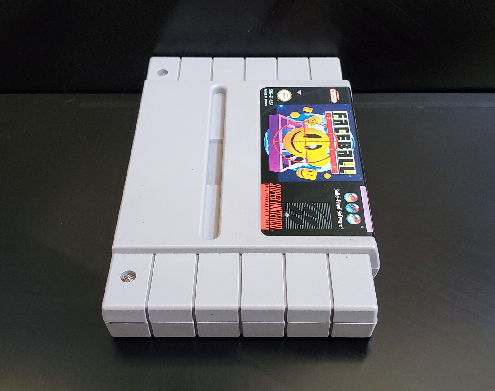🔥Faceball SNES Game VERY GOOD – Tested Works!