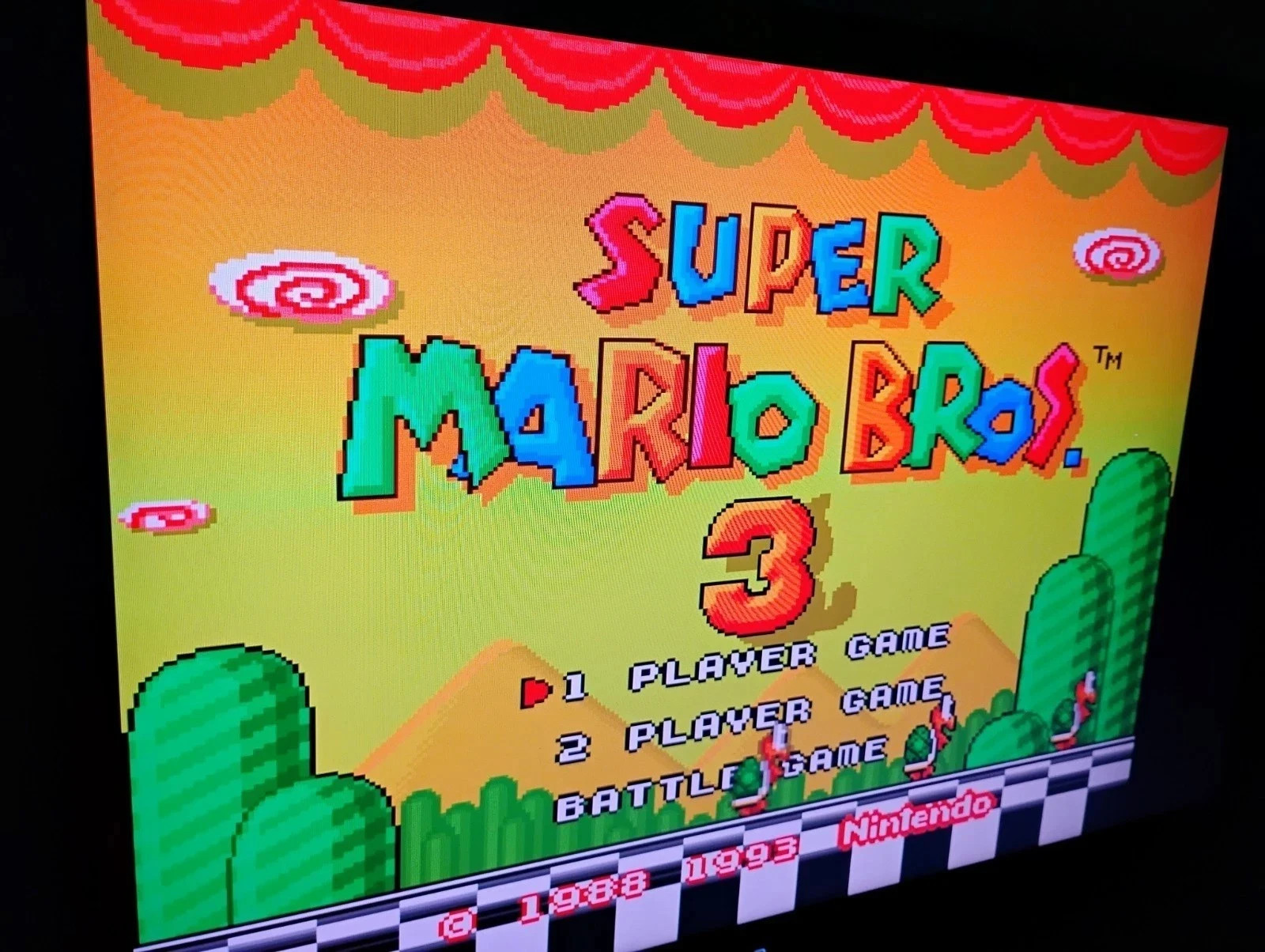 Authentic SNES Super Nintendo Classic Mini Clv-201 w/full Snes library