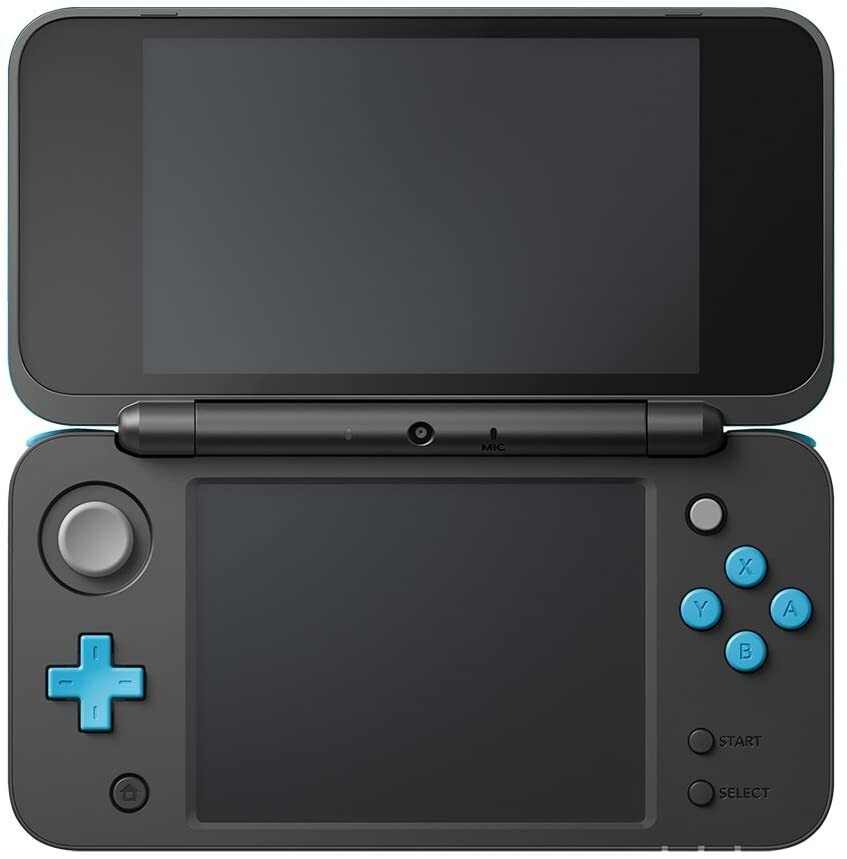 USED Japanese New Nintendo 2DS XL LL BLACK TURQUOISE BLUE only console JAN-001