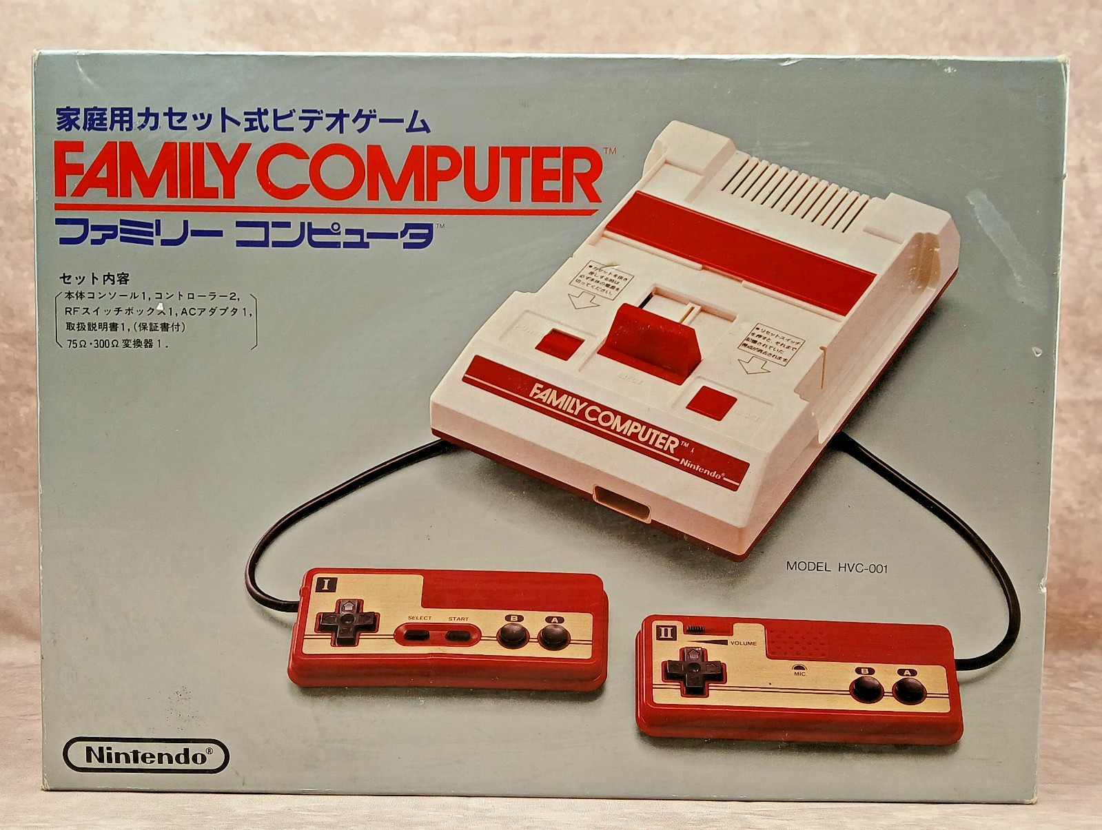 Nintendo Famicom Family Computer HVC-001 Boxed 5V Power Mod Console Tested