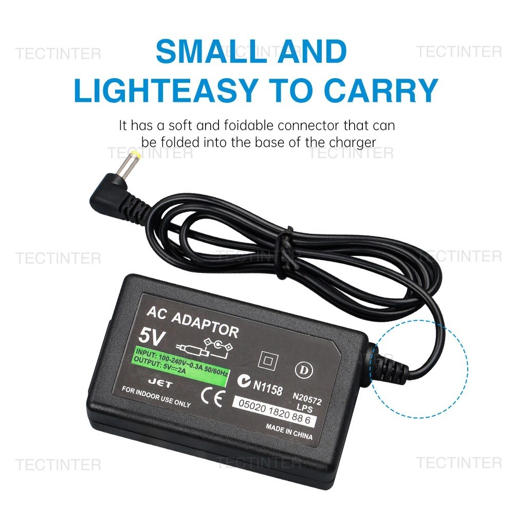 AC Adapter Home Wall Charger Power Supply for Sony PSP 3000 2000 1000 Slim Lite