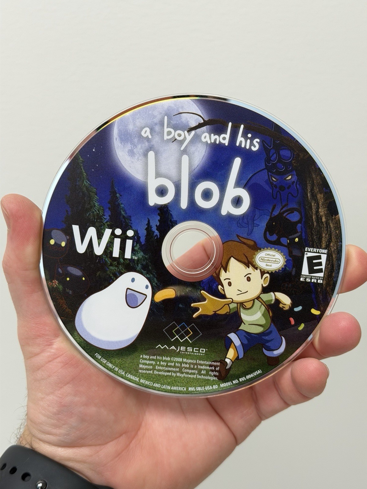 A Boy and His Blob (Nintendo Wii, 2009, Majesco) Complete w/Manual! CLEAN COPY!!