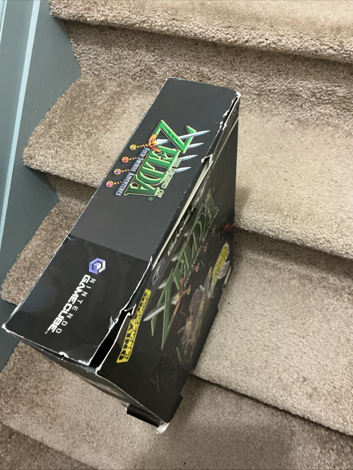 Nintendo GameCube Zelda Four Sword Adventure Box Display Promo Store Standee GBA