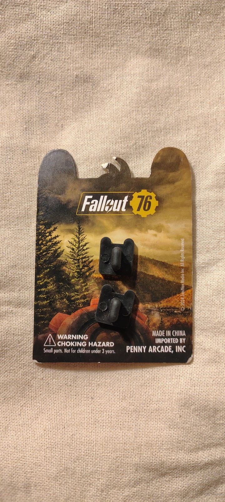 Pinny Arcade PAX Aus 2024 Fallout 76 Vault Boy Cog Pin Bethesda 3 4 Dogmeat