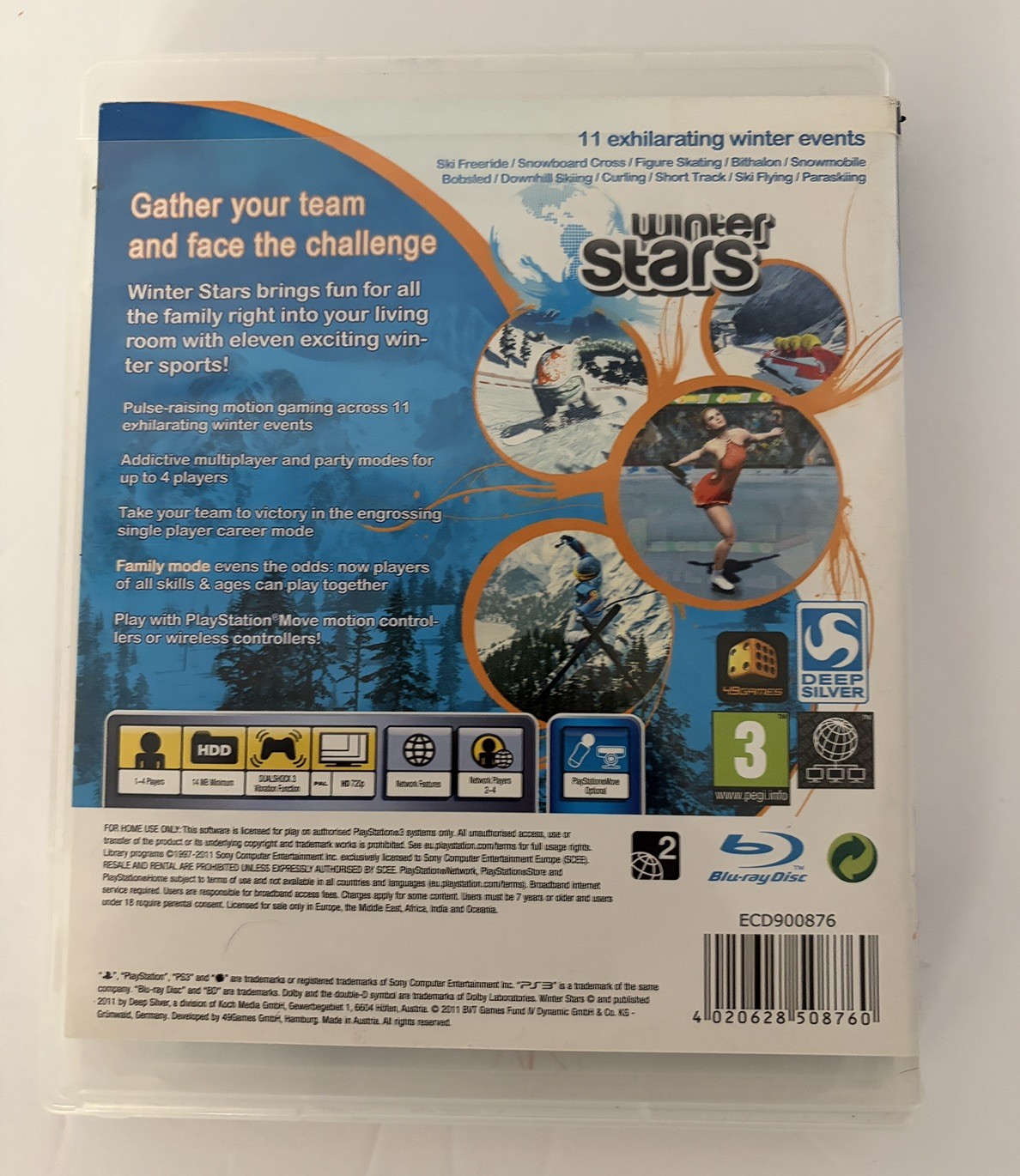Winter Stars (Sony PlayStation 3, 2011) – PS3 PAL
