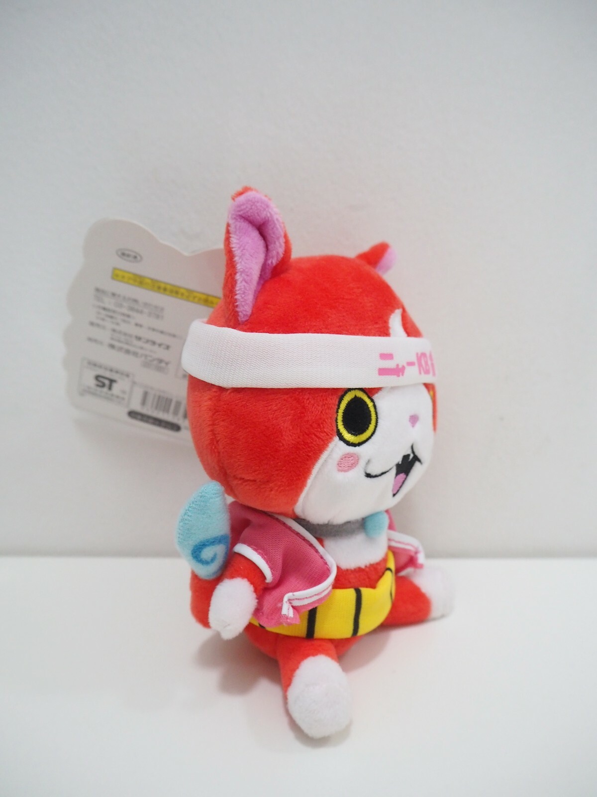 Yokai Watch Jibanyan Meow Nya-KB Bandai Kuttari Plush 6″ TAG Toy Doll Japan