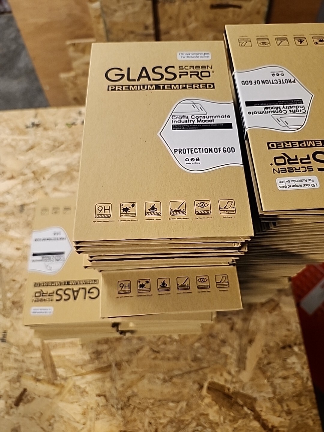 124X Pack Nintendo Switch Premium Tempered Ultra Clear Glass Screen Protector