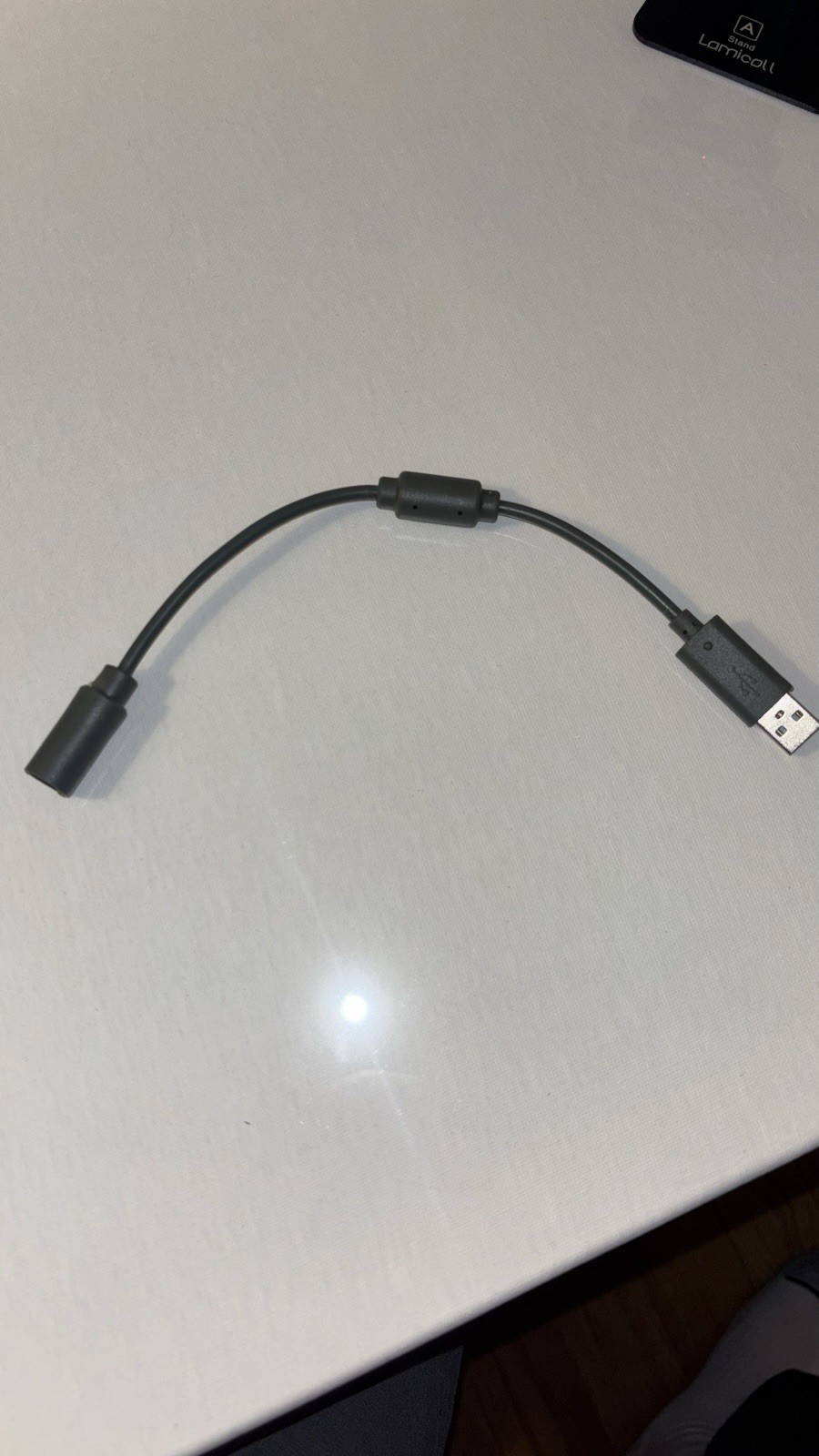 Black USB Adapter Cable USB-A Male to USB Female, Plastic USB Connectivity