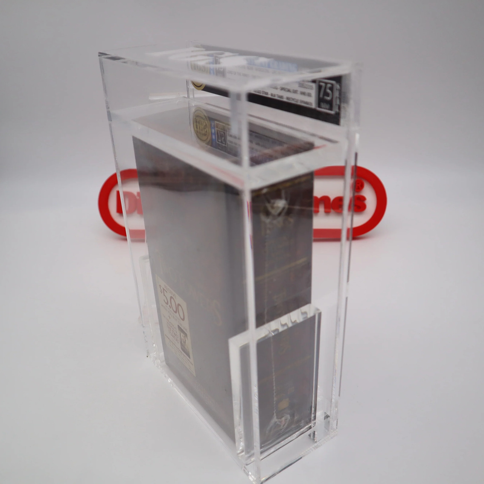 VHS LORD OF THE RINGS THE TWO TOWERS -EXTENDED! IGS GRADED 7.5 BOX & 7.5 Sealed!