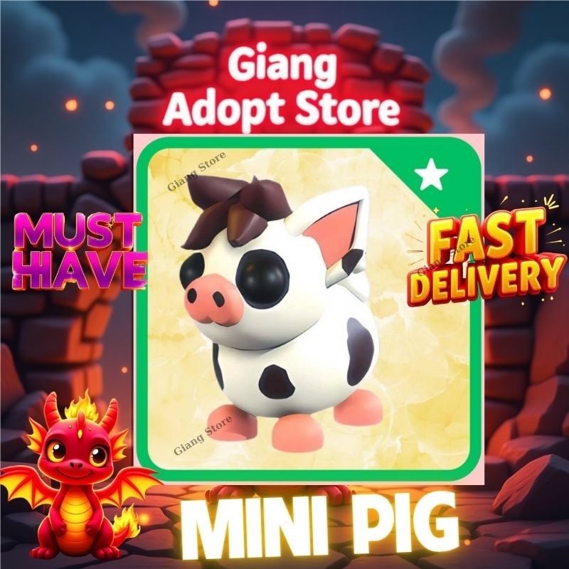 🐷 Combo Ne3on NFR/Fly Ride FR/ Normal Mini Pig | Fast Ship/Trusted Store!!
