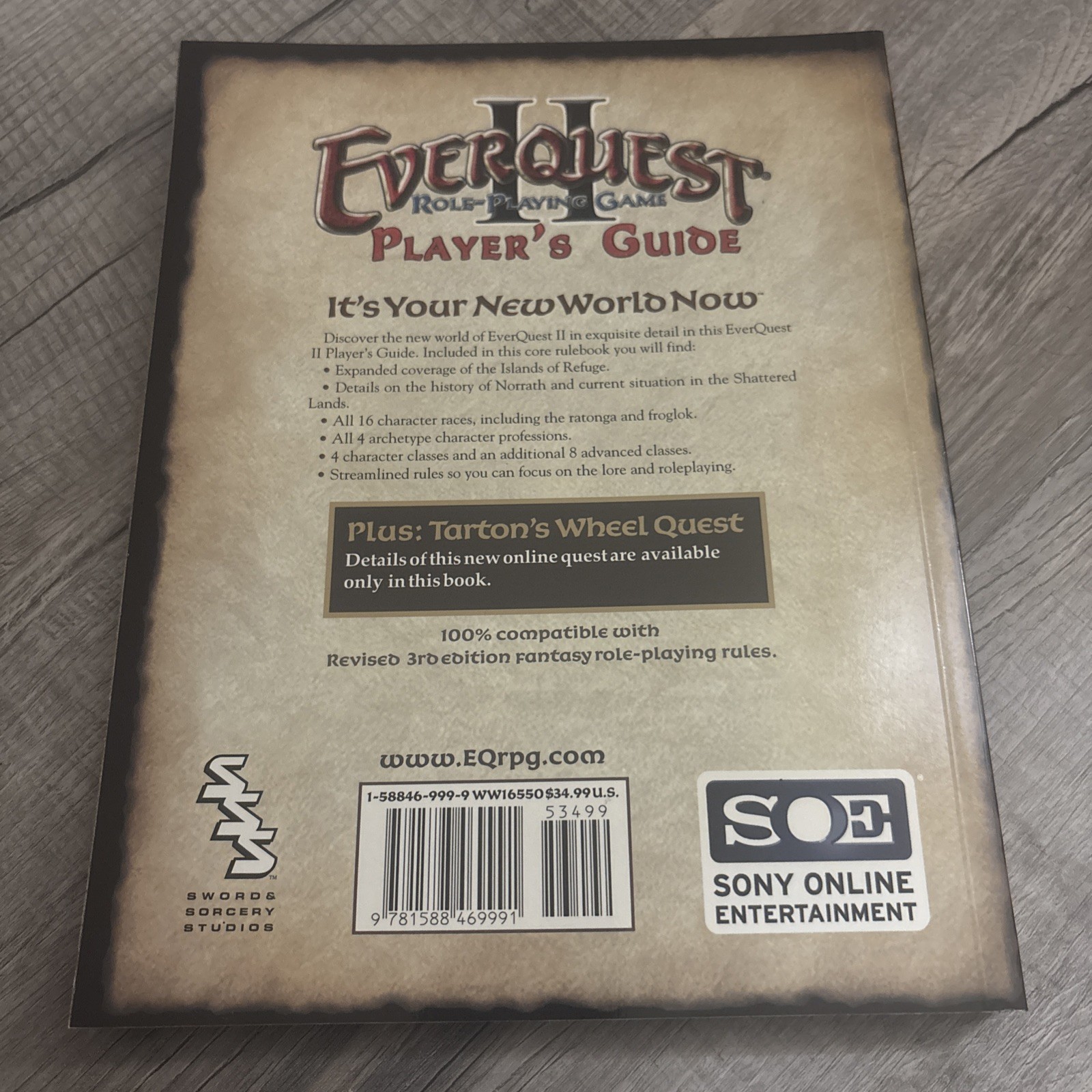 Everquest II PC Computer Game Role-Playing Player-s Strategy Game Guide