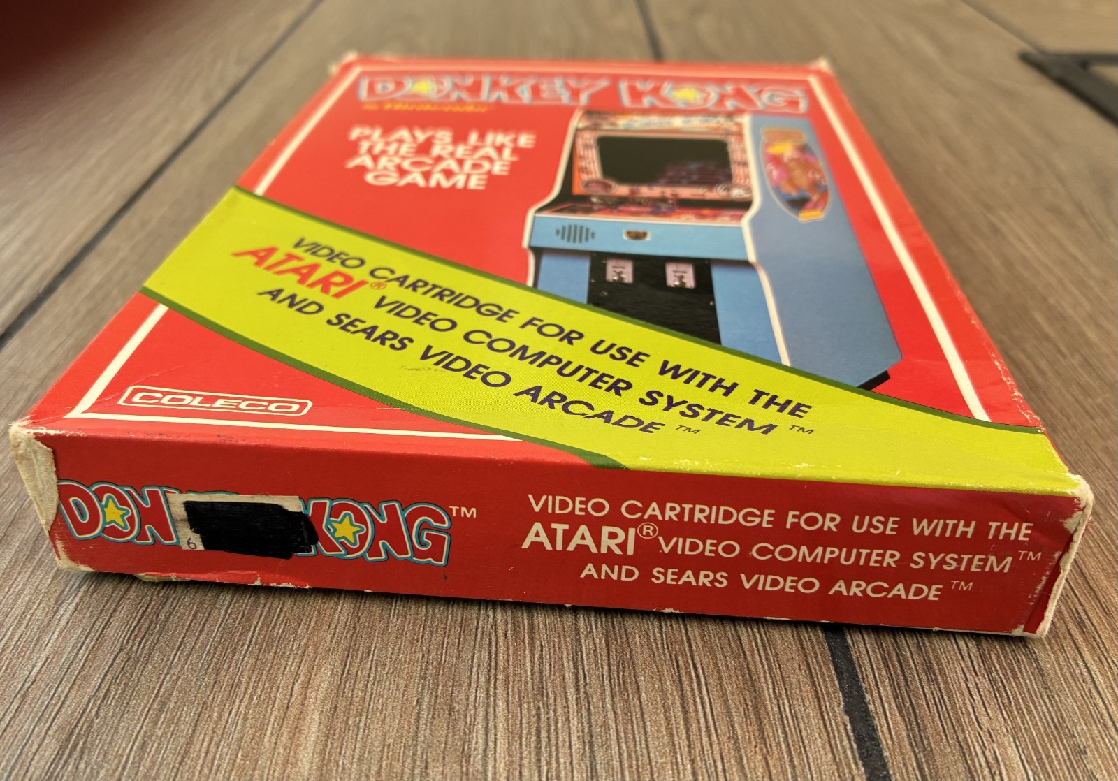 DONKEY KONG Nintendo Atari 2600 Game Cartridge With Box & Manual TESTED 1982
