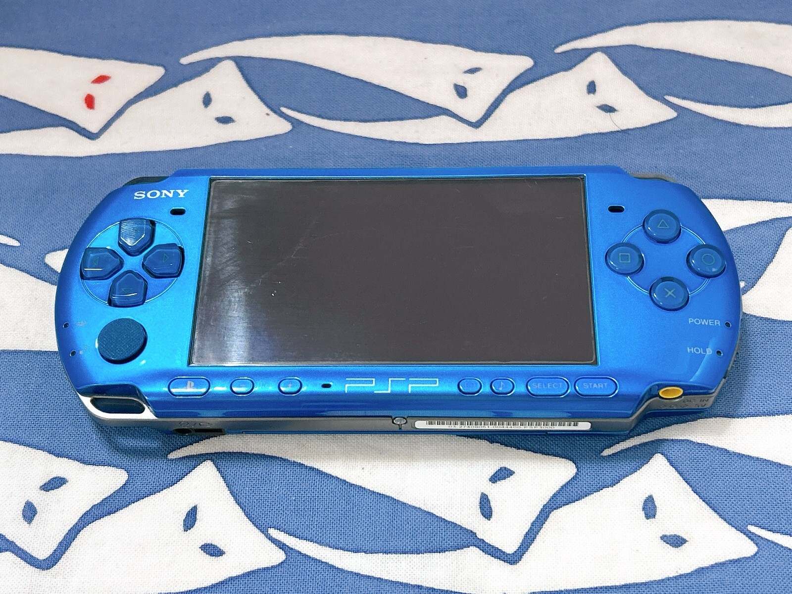 Sony PSP 3000 Console only Vibrant Blue Play Station Portable Japan JP Game Work
