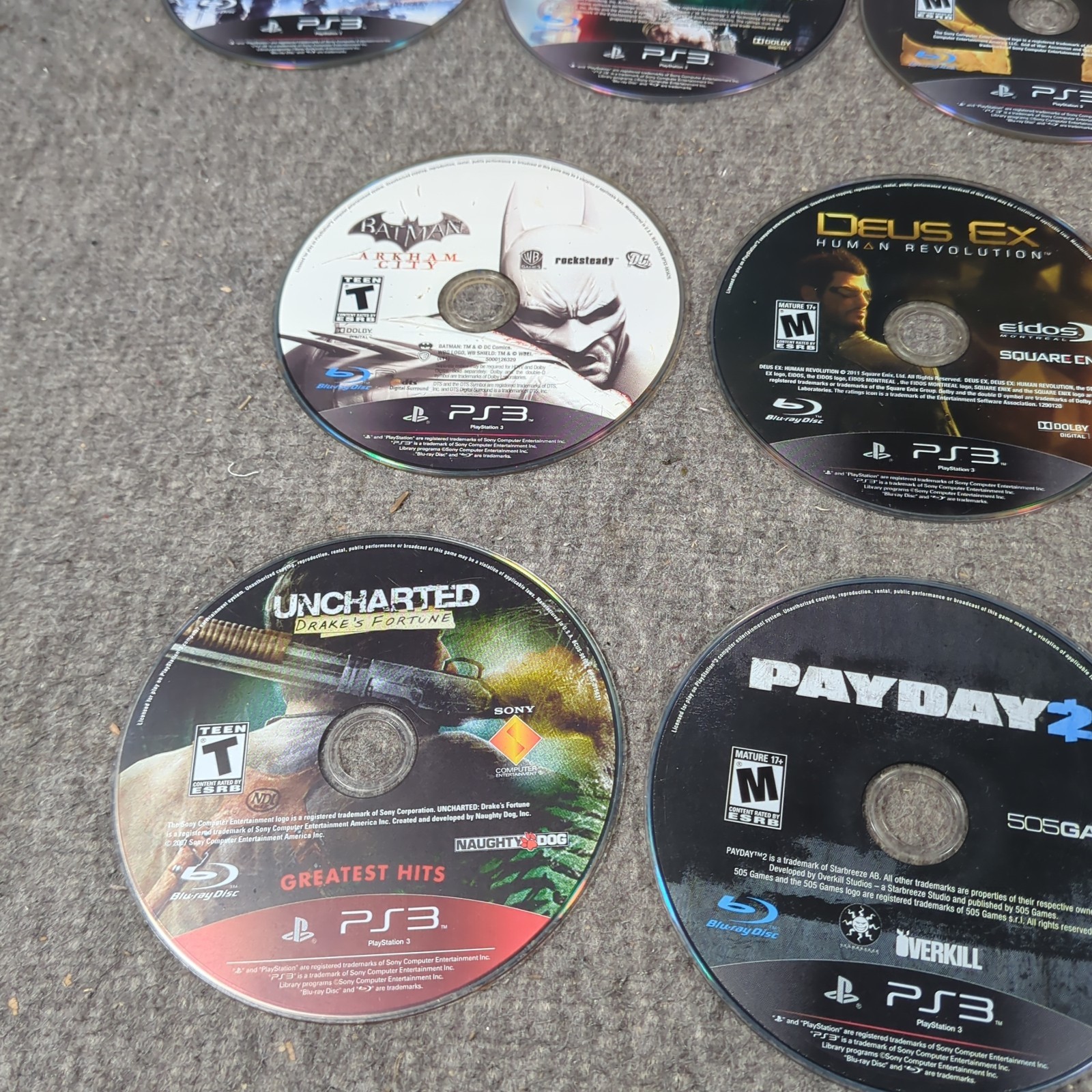 PS3 PlayStation 3 Bulk Lot Of 17 Games