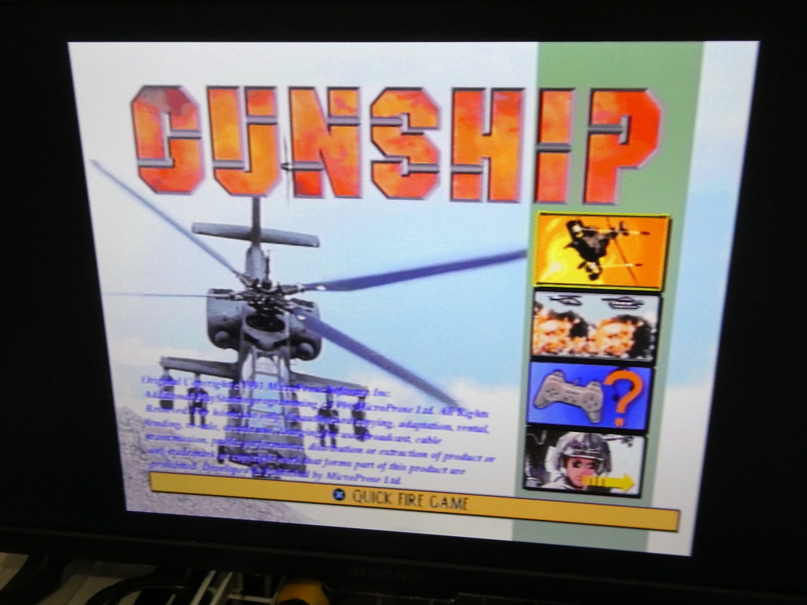Gunship (Sony PlayStation 1, 1996)