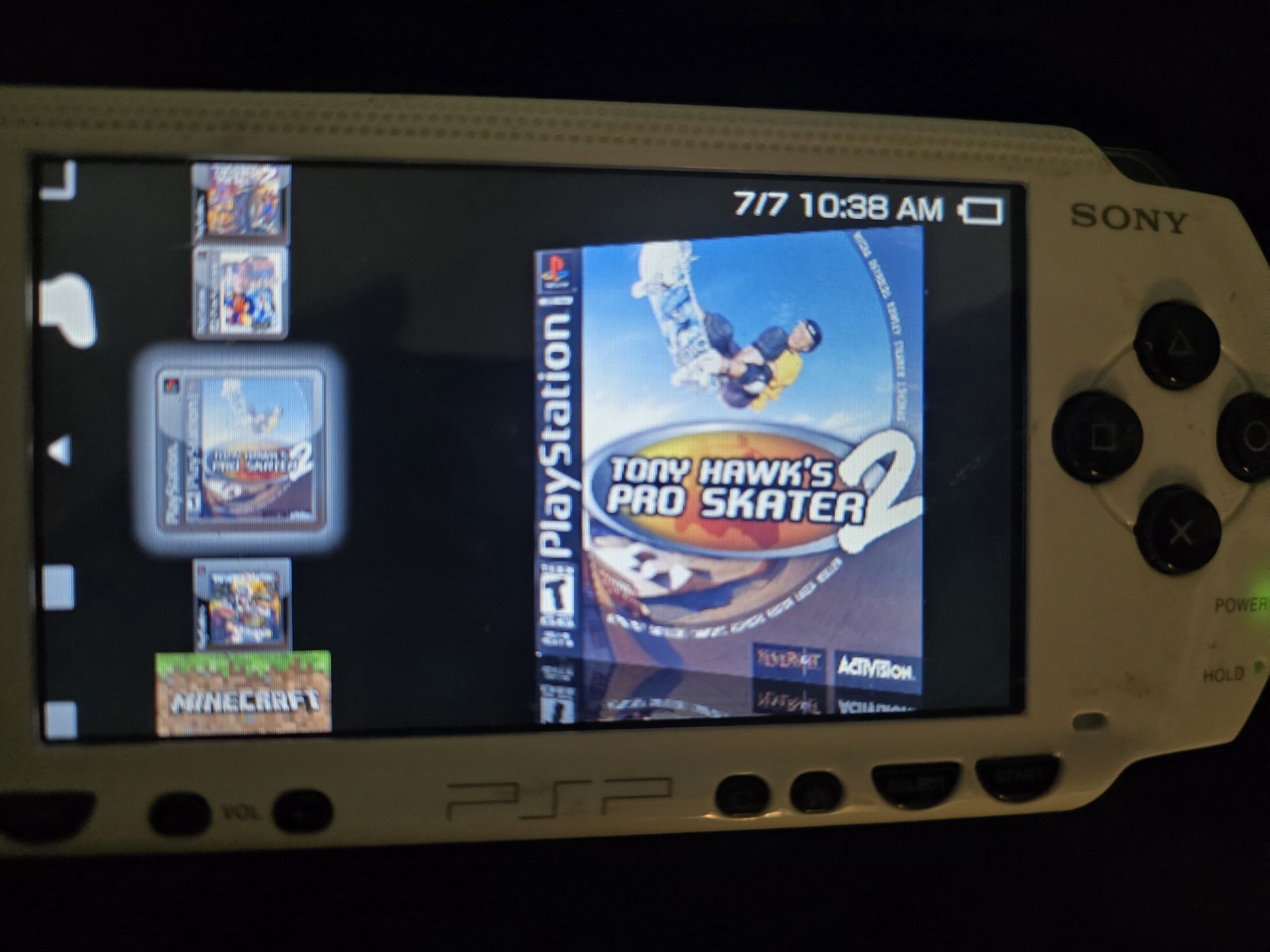 Sony Psp 1001 Handheld Console, With Charger And Dozens Of Games Built In!