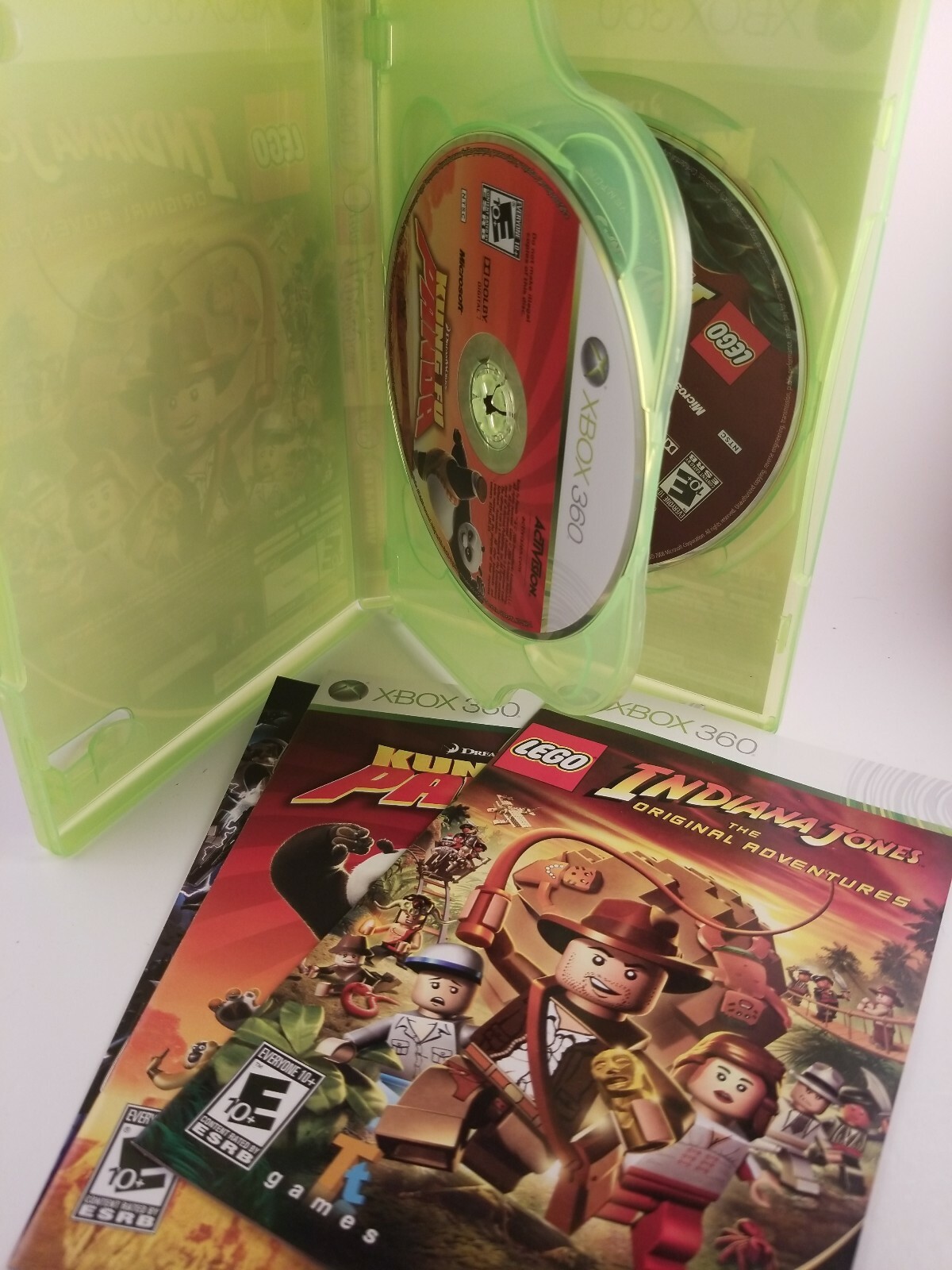 Indiana Jones: The Original Adventure And Kung Fu Panda XBOX 360