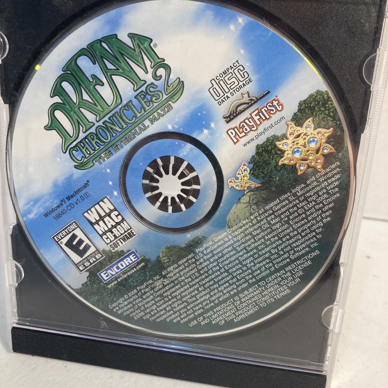 DREAM CHRONICLES 2 The Eternal Maze Adventure PC MAC Game Disc Only