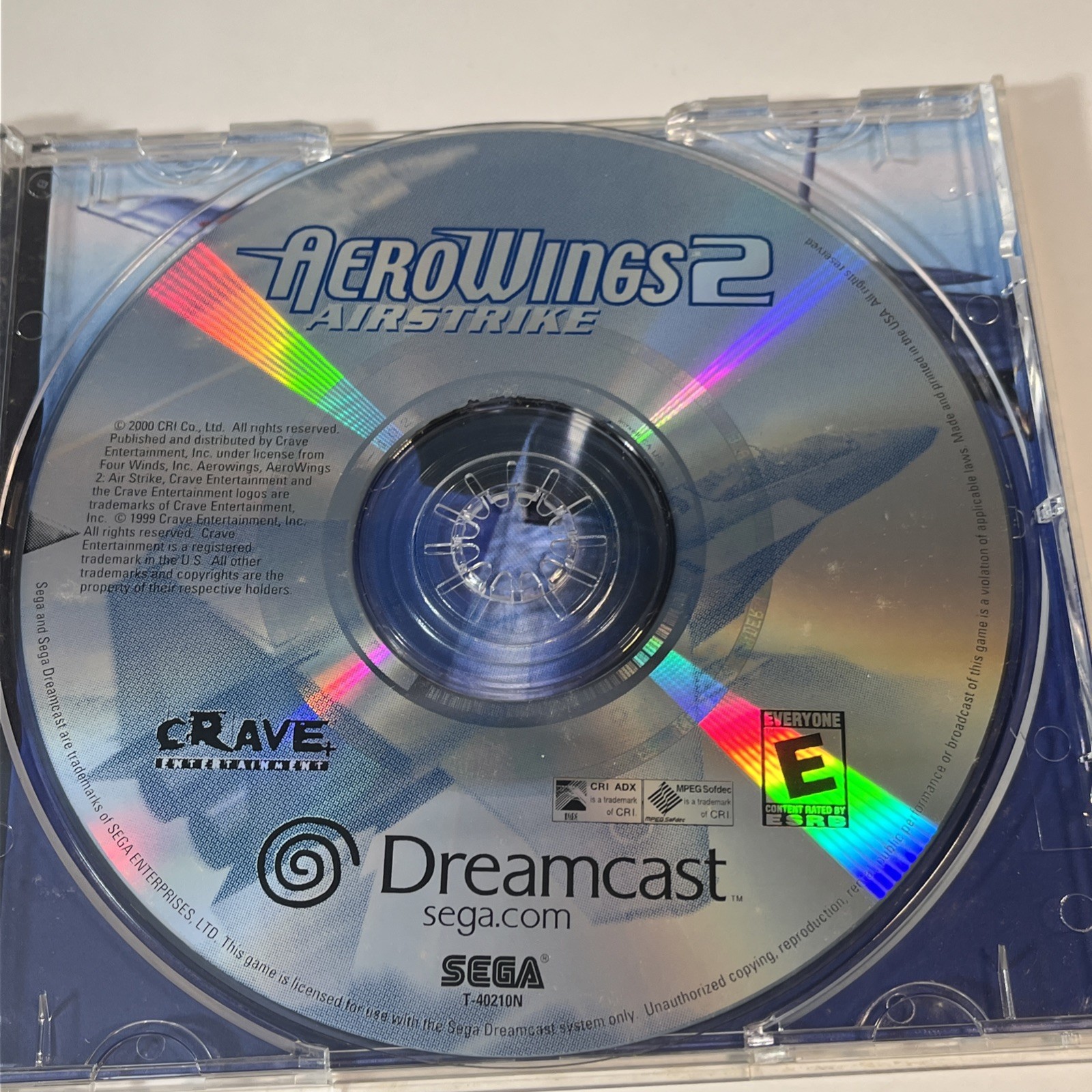 AeroWings 2: Air Strike (Sega Dreamcast, 2000) CIB Complete – Tested & Working