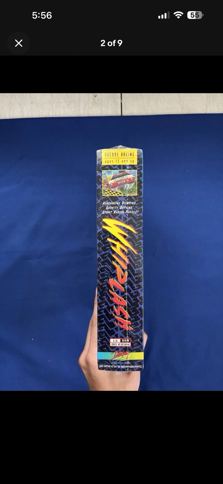 Whiplash PC 1996, Big Box – Brand New – Sealed – Free Shipping