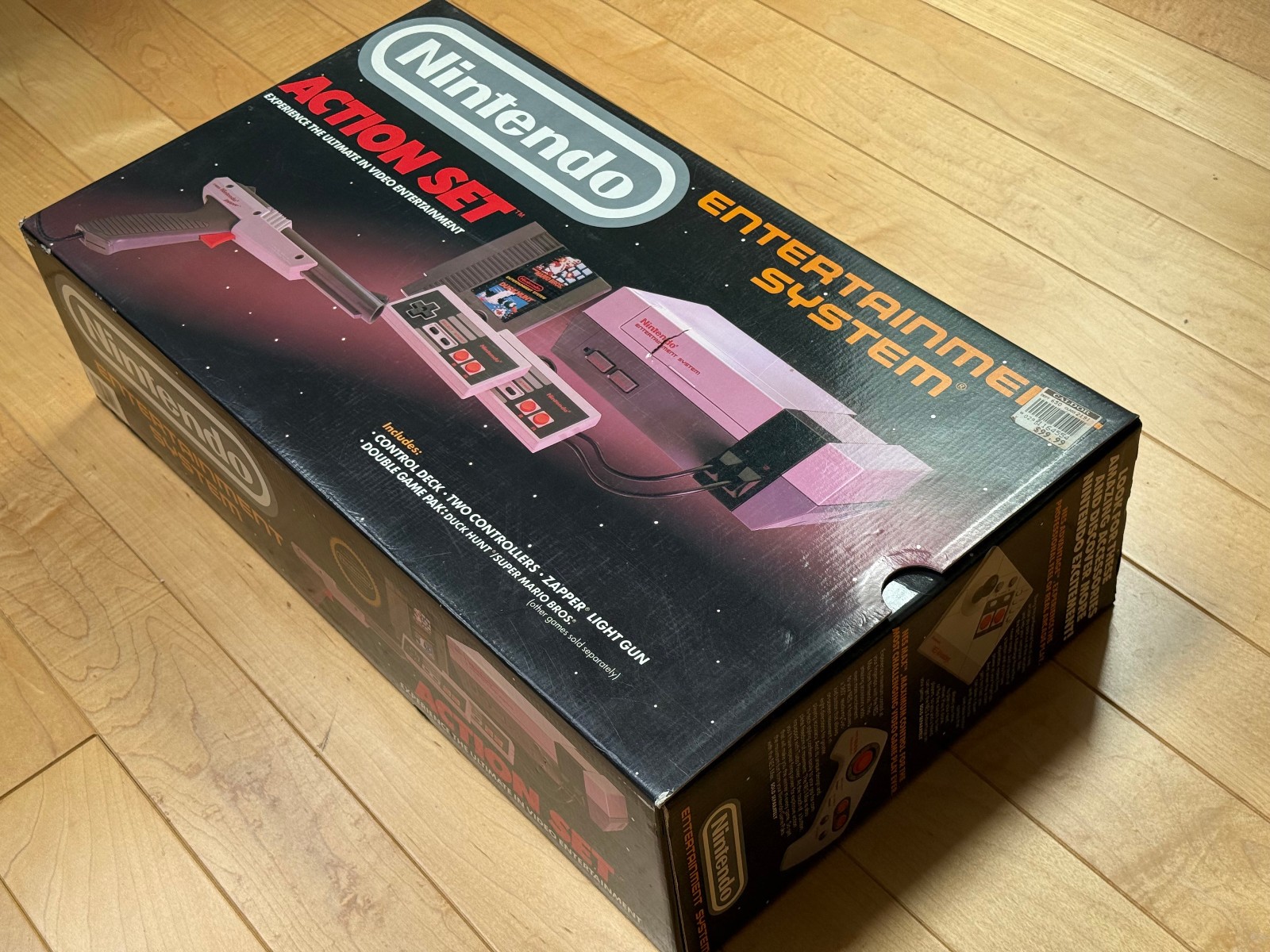 Nintendo NES Action Set CIB, Great Condition, w/ Paperwork AND MISTAKE see desc