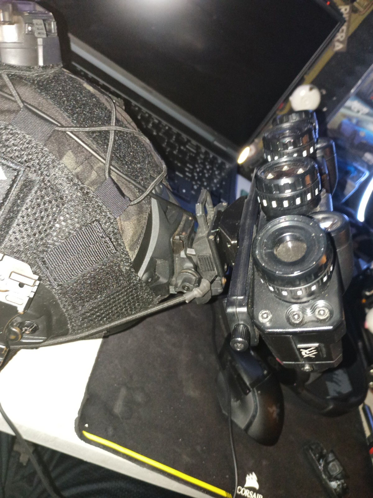 (3D Bro) Call of Duty MW2019 Night Vision Goggle Helmet Adapter [Dark Edition]