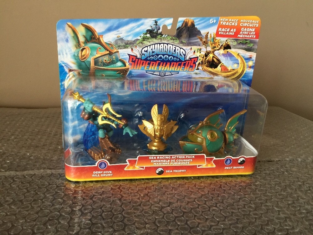 Skylanders SuperChargers: Racing Sea Pack Racing Sea Pack Sea Trophy Fast Ship!!