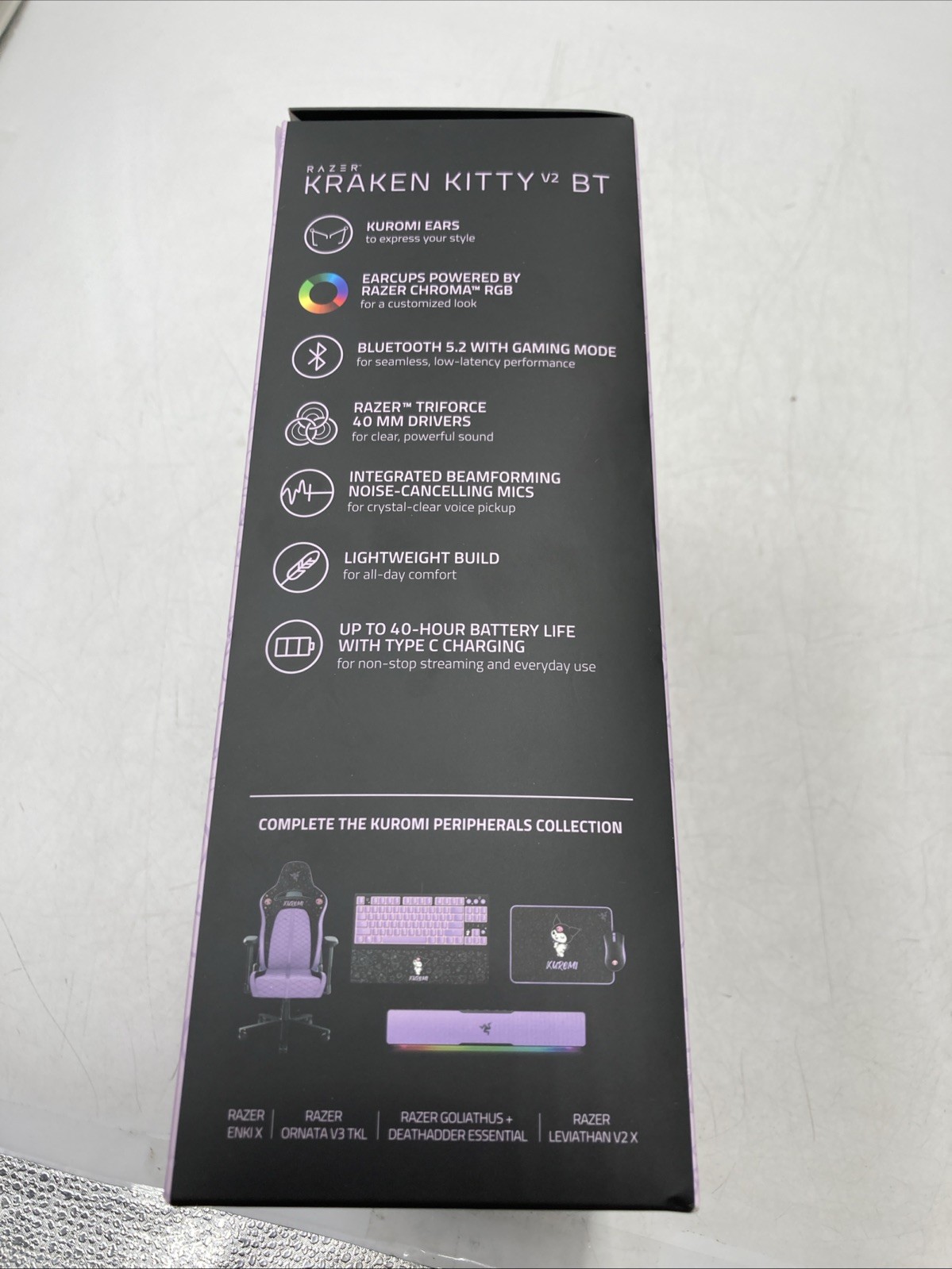 Razer Kraken Kitty V2 Kuromi Edition Wireless Bluetooth Headset
